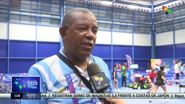 Tenis de mesa inicia actividades antes del arranque oficial de la cita deportiva en El Salvador