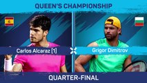 Carlos Alcaraz into first grass court semi-final with Queen’s victory