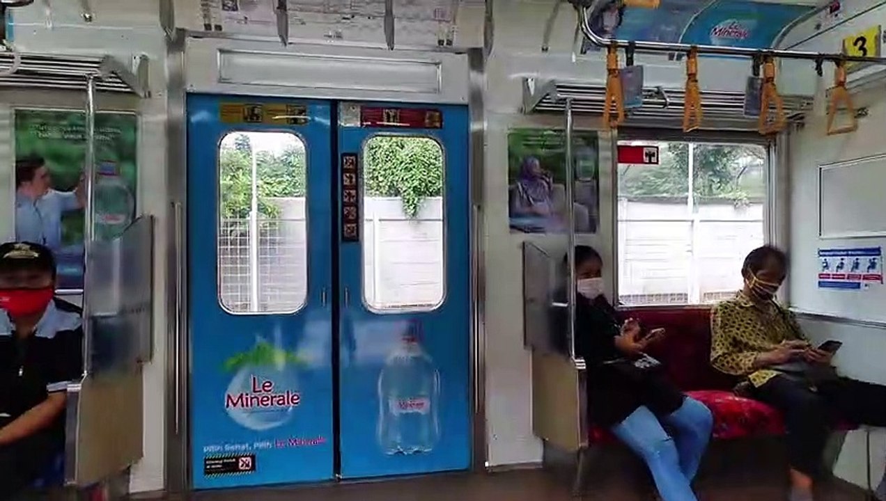 stastion walk - sudirman station to kampung bandan stasiun with krl commuterline