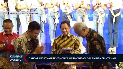 Ganjar Ingatkan Pentingnya Harmonisasi Dalam Pemerintahan