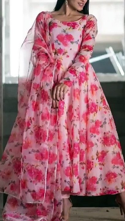 Outstanding Organza Frock Suit new Designs #shorts #fairyfashioncorner