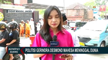 Situasi di Rumah Duka Desmond Mahesa, Ramai Dipenuhi Politisi
