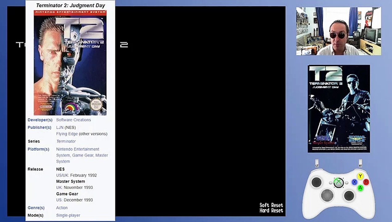 TERMINATOR 2 JUDGEMENT DAY  Ça existe aussi sur... SEGA MASTER SYSTEM ‼ (1080p_60fps_H264-128kbit_AAC)
