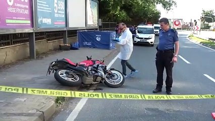 Kadın motosiklet sürücüsü kazada hayatını kaybetti