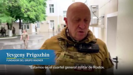 El fundador del grupo Wagner dice que han "tomado bajo control los objetos militares de Rostov"