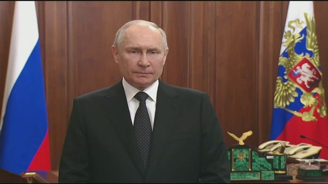 في أول كلمة له بعد تمرد #فاغنر.. #بوتين في كلمة له: سندافع عن دولتنا ضد تهديدات خونة الدولة #موسكو #روسيا #العربية