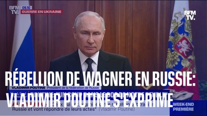 Download Video: Rébellion de Wagner en Russie: l'intégralité du discours de Vladimir Poutine