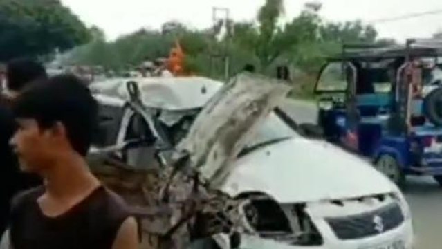 खौफ़नाक मंज़र: बुलंदशहर में दर्दनाक हादसा, चीखों से गूंजा हाईवे.....