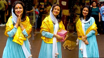 Descargar video: Avneet Kaur Visits Siddhivinayak Temple After Release Of Tiku Weds Sheru