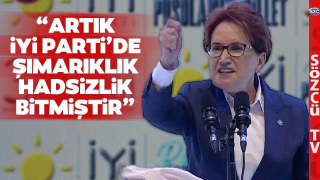 Meral Akşener'den Zehir Zemberek Sözler! 'Şimdi Hesap Veriyorum Sonra Hesap Soracağım'