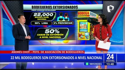 22 mil bodegueros son víctimas de extorsión a nivel nacional