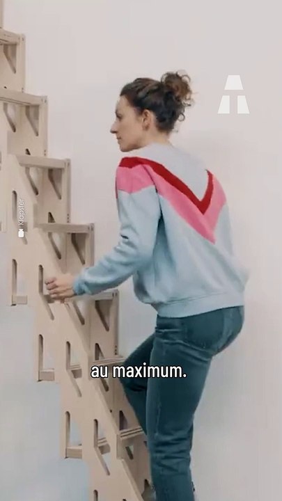 Cet Escalier s’Adapte aux Petits Espaces ! 