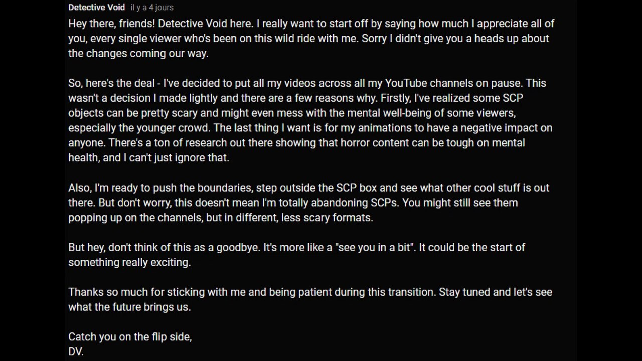 Détective Void est de RETOUR ?! (SCP Animation)