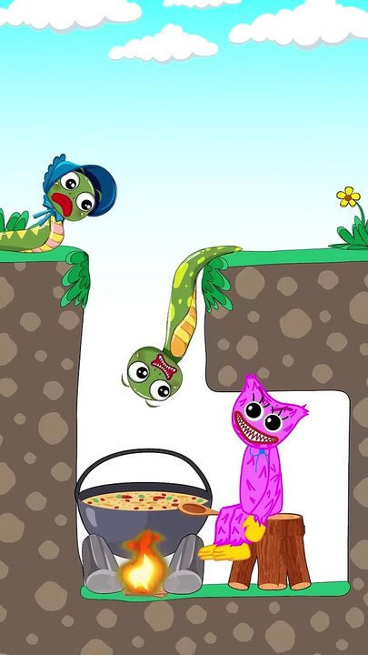 Huggy Wuggy Teaches Mean Kissy Missy a lesson! _ Funny Animation  #shorts #animation #story