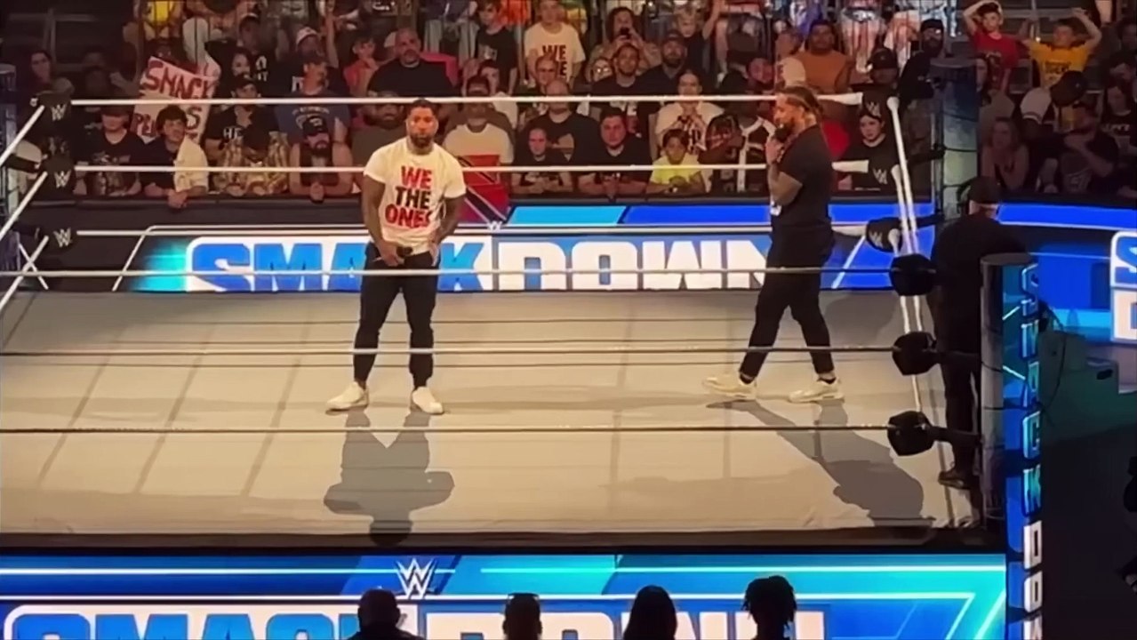 Jimmy and Jey Uso declare Civil War on The Bloodline - WWE Smackdown : June 16, 2023