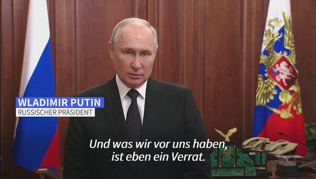 Putin: 'Verräter' der aufständischen Wagner-Truppen werden bestraft