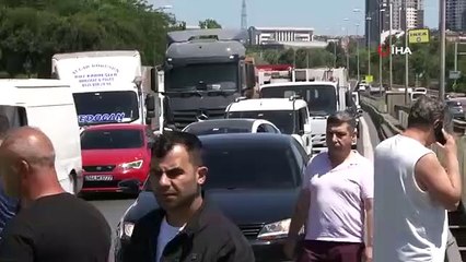 La voiture qui s'est écrasée à Esenler s'est renversée