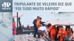 Veleiro naufraga após ser atingido por baleia na costa de Ilhéus na Bahia