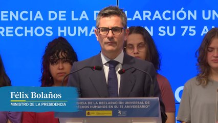 Bolaños afirma que populismos y extremismos niegan los derechos humanos