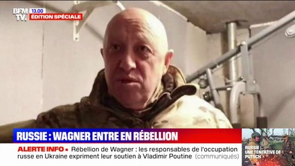 Скачать видео: Rébellion de Wagner en Russie: Evguéni Prigojine affirme que Vladimir Poutine a 