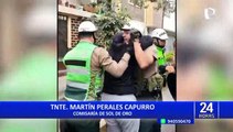 El conmovedor abrazo del policía que rescató a mujer secuestrada en Los Olivos