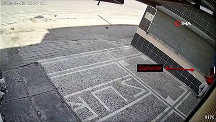 Hırsızlık şüphelisi önce kameraya ardından polise yakalandı