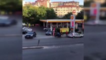 Üsküdar'da Benzin İstasyonu Kavgası: Çalışanların Üzerine Araba Sürüldü