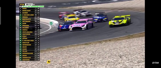 DTM 2023 Zandvoort Race 1 Amazing Pass Costa On Owega Deledda For 10th