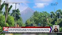 Ilang residenteng umuwi na mula sa evacuation centers, patuloy na nangangamba sa pagputok ng Bulkang Mayon | 24 Oras Weekend