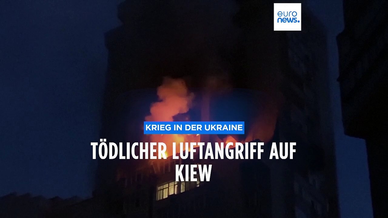 Kiew: Drei Tote durch Beschuss eines Hochhauses mit 24 Stockwerken