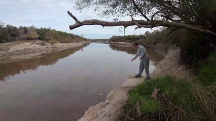 Pesca de Bagre Moncholo en el rio gualeguay, Balneario Dr. Delio Panizza, Rosario del Tala