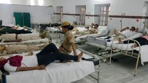 Jail guards strike:  तबीयत बिगड़ी तो जेल प्रहरियों को कराया अस्पताल में भर्ती