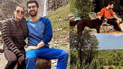 Karan Deol Drisha Acharya Manali Honeymoon Inside Video, Couple Photo पर Fans Reaction Viral