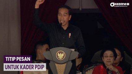 Jokowi Titip Kemenangan Ganjar Pranowo pada Puluhan  Ribu Kader PDIP