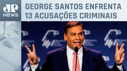 Pai e tia de George Santos pagaram fiança após deputado se entregar à Justiça nos EUA