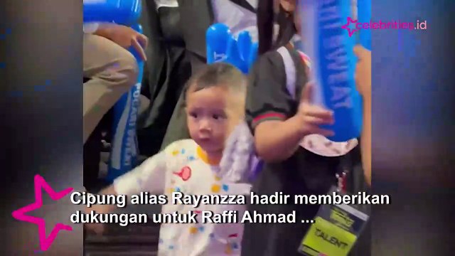 Gemes, Cipung Hadir Dukung Raffi dan Gigi Main Tenis