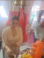 Video: अभिनेत्री सारा अली खान पहुंचीं खजराना गणेश मंदिर, किया यह काम