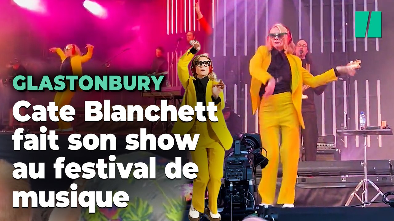 Cate Blanchett était la star du festival de Glastonbury grâce à ses pas de danse au concert des Sparks