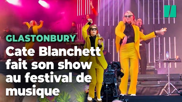 Cate Blanchett était la star du festival de Glastonbury grâce à ses pas de danse au concert des Sparks