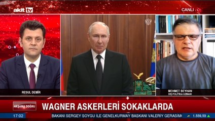 Wagner askerleri Moskova'ya ilerliyor