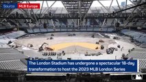 London Stadium undergoes epic transformation to host 2023 MLB London Series