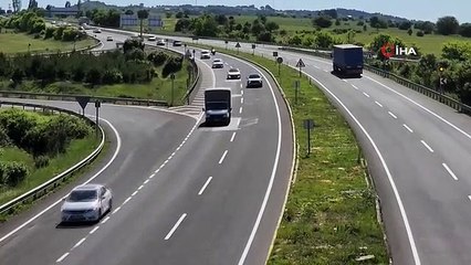 Karadeniz bağlantı noktasında trafik akıcı olarak sağlanıyor