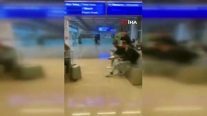 Les vols retardés ont provoqué des réactions des passagers