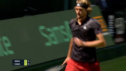 Halle - Bublik et sa main magique ont rendu fou Zverev