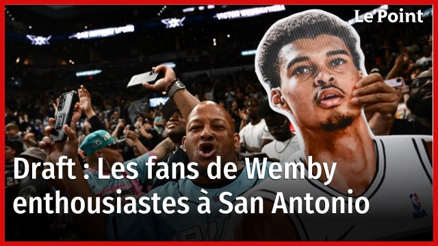 Draft à San Antonio : les fans de Wemby au rendez-vous