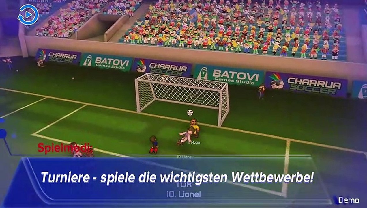 Charrua soccer demo