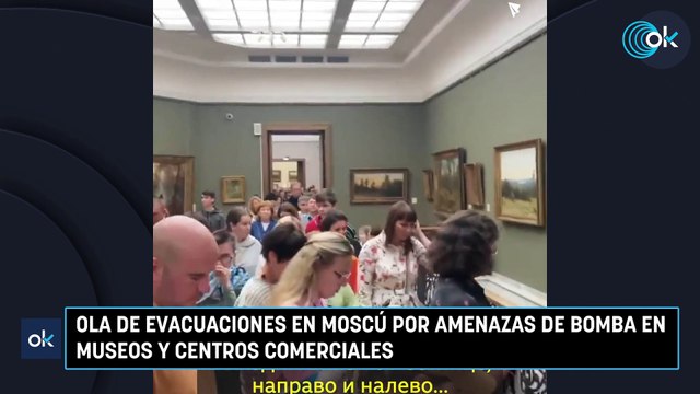Ola de evacuaciones en Moscú por amenazas de bomba en museos y centros comerciales