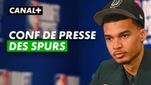 Conférence de presse des San Antonio Spurs avec Victor Wembanyama en direct à partir de 18H30