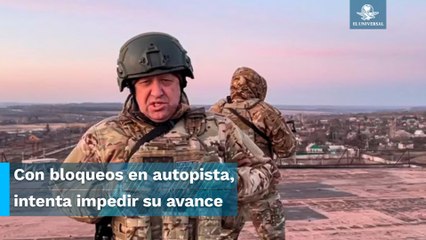 Llegan las columnas del grupo Wagner a Lipetsk, a 340 kilómetros de Moscú