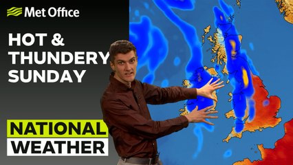 Met Office Evening Weather Forecast 24/06/2023 - Evening sunshine